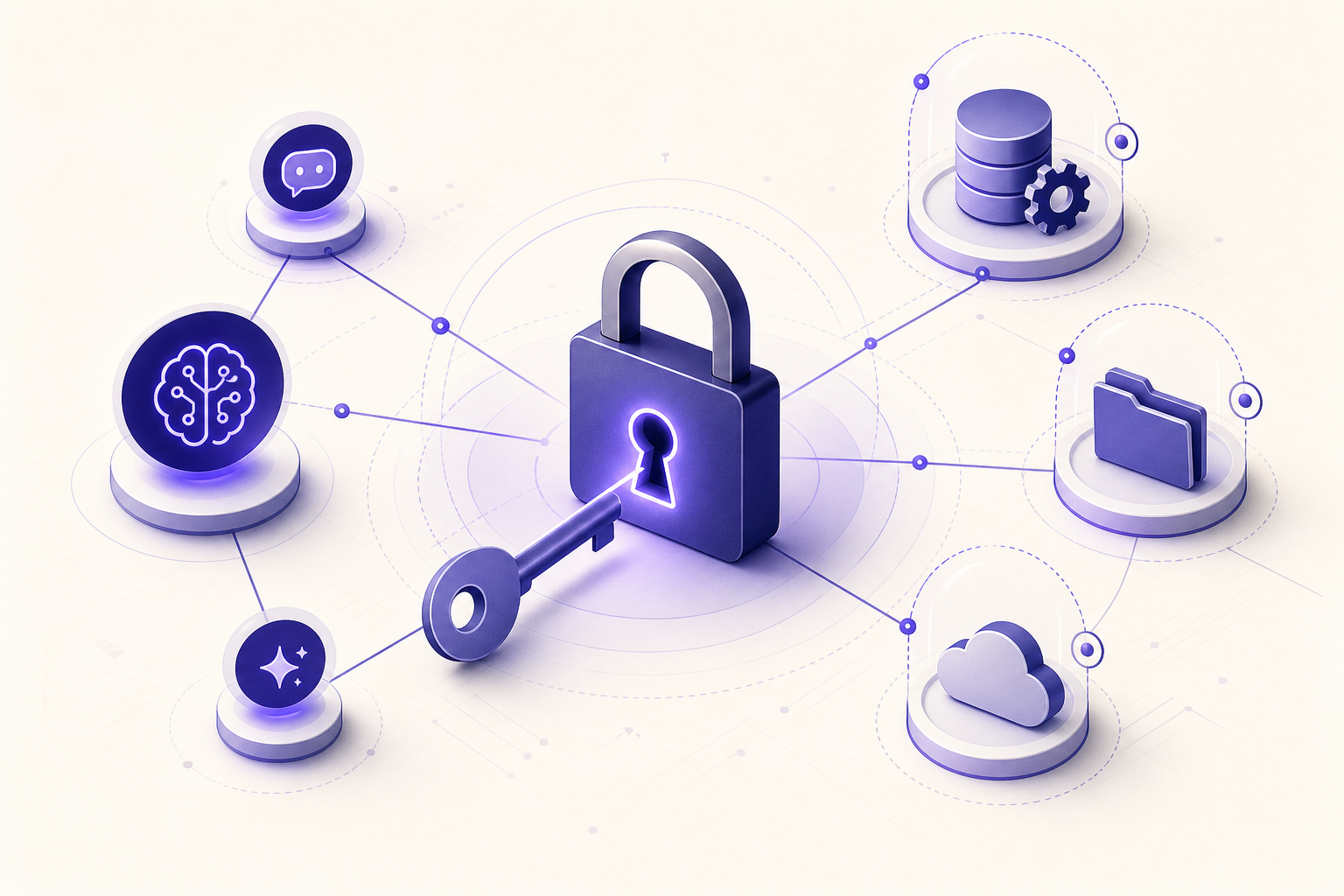 OAuth scopes and permission boundaries between users, MCP servers, and AI agents